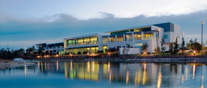 main building building evening